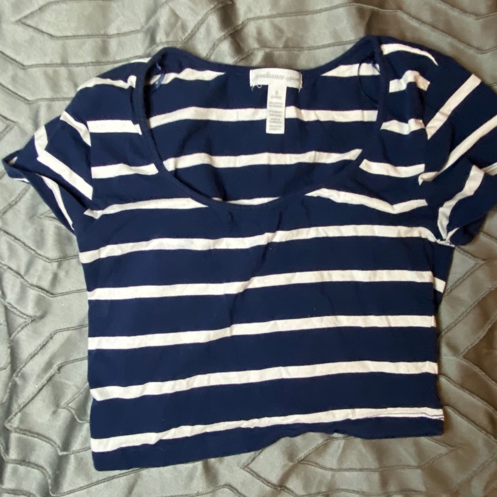 Stripe crop top